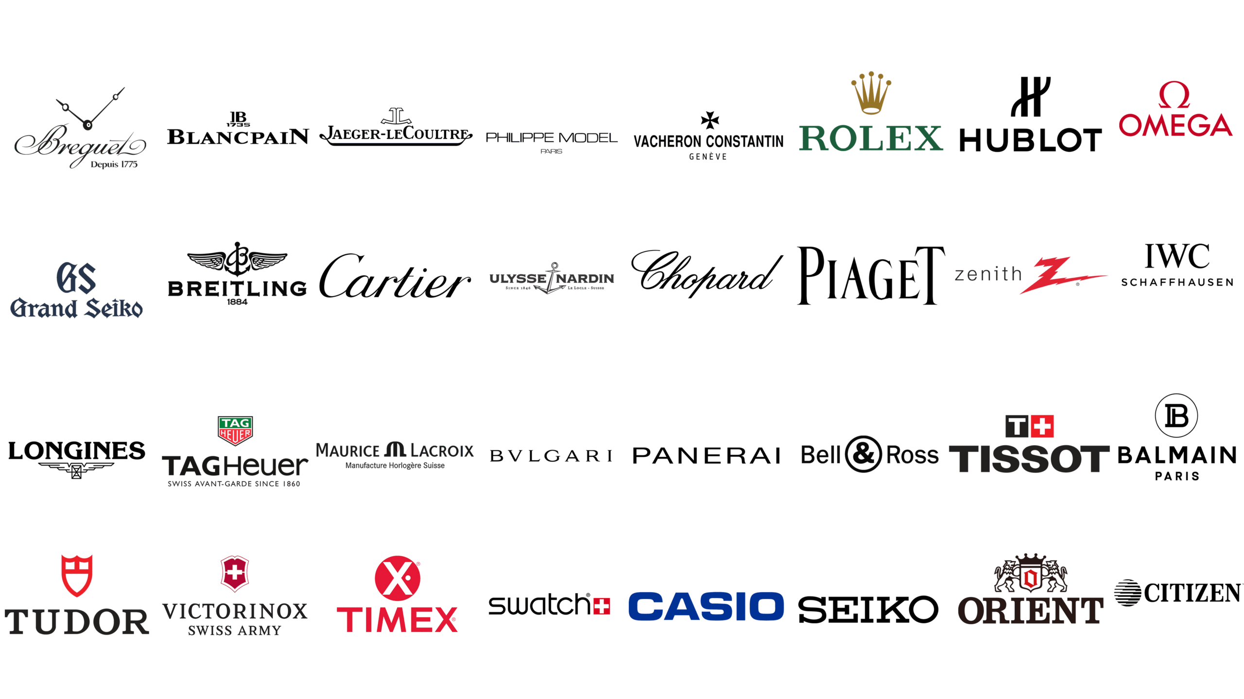 Điều Gì Làm Nên Một Chiếc Đồng Hồ Đáng Mua? 4 Yếu Tố Cần Biết 13 The Worlds Most Famous Watch Brands scaled